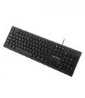Tacens Anima AK0PT - Teclado Profesional de membrana, ecológico,layout portugués, negro