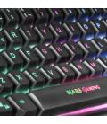 Mars Gaming Combo RGB Teclado y Ratón, Diseño TKL, Layout Español, MCPTKLES, Color Negro