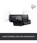 Logitech 960-001055 cámara web 3 MP 1920 x 1080 Pixeles USB 2.0 Negro