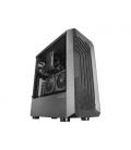 Mars Gaming MC-2000, Caja Semitorre ATX, Ventana Lateral Completa, Diseño Frontal Mesh, 1x Ventilador Ultra-silencioso FDB 120mm