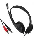iggual Easy Call Auriculares Alámbrico Diadema Oficina/Centro de llamadas Negro