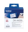 Etiquetas cinta continua brother dk44205 papel blanca removible dk44205 12mm ql - 560 ql - 570 ql - 580n ql - 1050 ql - 1060n