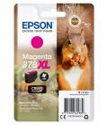 Cartucho tinta epson c13t37934010 singlepack magenta 378xl claria photo hd ink ardilla