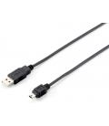 Cable usb 2.0 equip tipo a - b mini (5pin) 1.8m