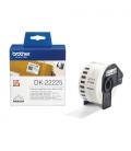 Etiquetas cinta continua brother blanca dk22225 38mm