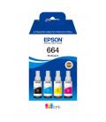 Multipack cartucho tinta epson 664 ecotank negro - cian - amarillo - magenta