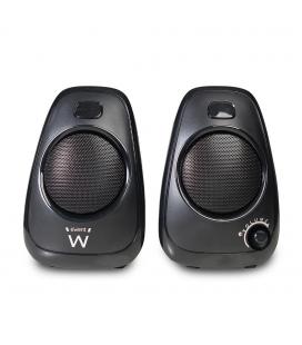 Altavoces ewent 2.0 ew3527 negro