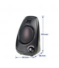 Altavoces ewent 2.0 ew3527 negro