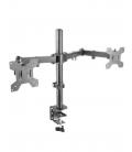 Soporte mesa mars gaming vesa hasta 32 pulgadas 100x100mm 2 brazos max 8kg - brazo