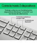 Teclado hp 970 programable plateado inalambrico retroiluminado