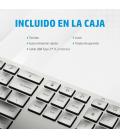 Teclado hp 970 programable plateado inalambrico retroiluminado