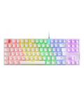 Teclado inalambrico mars gaming mk80 blanco italiano