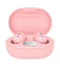 Auriculares inalambricos aiwa ebtw - 150 bluetooth rosa + estuche de carga