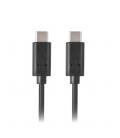 Cable usb tipo c 3.1 gen 1 lanberg 0.5m - macho - macho - negro