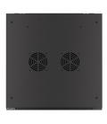 Armario lanberg mural rack 19 pulgadas 18u - 600x600 negro