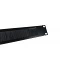 Guia de cable con cepillo phasak para rack 19 pulgadas
