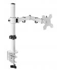 Soporte mesa mars gaming vesa hasta 32 pulgadas 100x100mm max 8kg blanco