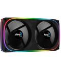 Ventilador de caja dual aerocool astro argb 2x 120mm