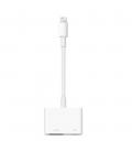 Adaptador lightning a hdmi - lightning apple macho - hembra - blanco