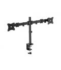 Soporte doble pantalla equip 13 pulgadas - 27 pulgadas inclinable giratorio 360º max 8 kg vesa max 100x100