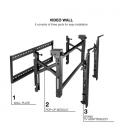 Soporte de pared tooq vesa hasta 70 pulgadas 800x400mm max 70kg