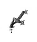 Soporte pantalla equip para mesa 13 pulgadas - 27 pulgadas 2 brazo inclinables para 2 monitor muelle de gas vesa hasta 6.5kg