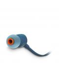 Auriculares intrauditivos jbl t160 blue