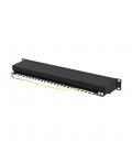 Patch panel lanberg 24 puertos 1u cat.6a ftp 19 pulgadas negro