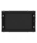 Armario lanberg mural rack 19 pulgadas 6u - 600x450 negro