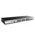 Switch d - link 28 puertos gestionable 24 puertos gigabit ethernet 10 - 100 - 1000 4 puertos sfp
