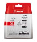 Pack cartucho tinta canon pgi - 570xl negro 2 uds