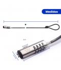 Cable de seguridad ewent para portatil - combinacion 4 digitos 1.8m