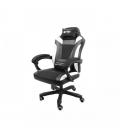 Silla gaming fury avenger m+ negra - blanca