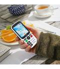 Telefono movil doro 780x black - white - 2.8 pulgadas - 4g - blanco y negro