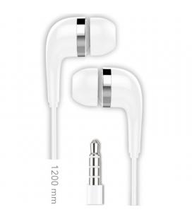 Auriculares intrauditivos tech one tec2905/ con micrófono/ jack 3.5/ blancos