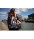 Konix KX PACMAN SHOPPING BAG BLACK Negro Bolso grande