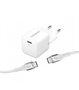 Intenso | kit cargador gan w30c + cable usb-c