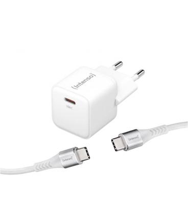 Intenso | kit cargador gan w30c + cable usb-c