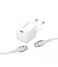 Intenso | kit cargador gan w30c + cable usb-c