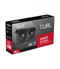 ASUS Dual -RX7600XT-O16G AMD Radeon RX 7600 XT 16 GB GDDR6