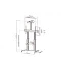 Soporte suelo con ruedas tv equip vesa hasta 100 pulgadas 1000x600mm max 100kg