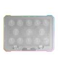 Soporte refrigerante mars gaming mnbc13 para portátiles hasta 17'/ iluminación led