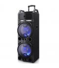 Altavoz portable con bluetooth aiwa kbtus-900/ 800w/ incluye 2 micrófonos