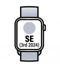 Apple watch se 3rd v2/ gps/ 40mm/ caja de aluminio/ correa loop deportiva azul nube