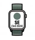 Apple watch se 3rd v2/ gps/ 40mm/ caja de aluminio blanco estrella/ correa loop deportiva verde lago