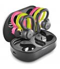 Auriculares deportivos bluetooth ngs ártica jogger con estuche de carga/ autonomía 10h/ negros