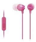 Auriculares intrauditivos sony mdr-ex15appi/ con micrófono/ jack 3.5/ rosas