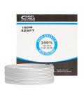 Bobina de cable rj45 ftp nanocable 10.20.0702-flex cat.5e/ 100m/ gris