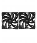 Pack 2 ventiladores mars gaming mf-pwmx2/ 12cm