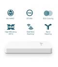 Punto de acceso inalámbrico tp-link omada eap615-wall/ wifi 6/ poe/ 1800mbps/ 2.4ghz 5ghz/ antenas de 4dbi/ wifi 802.11